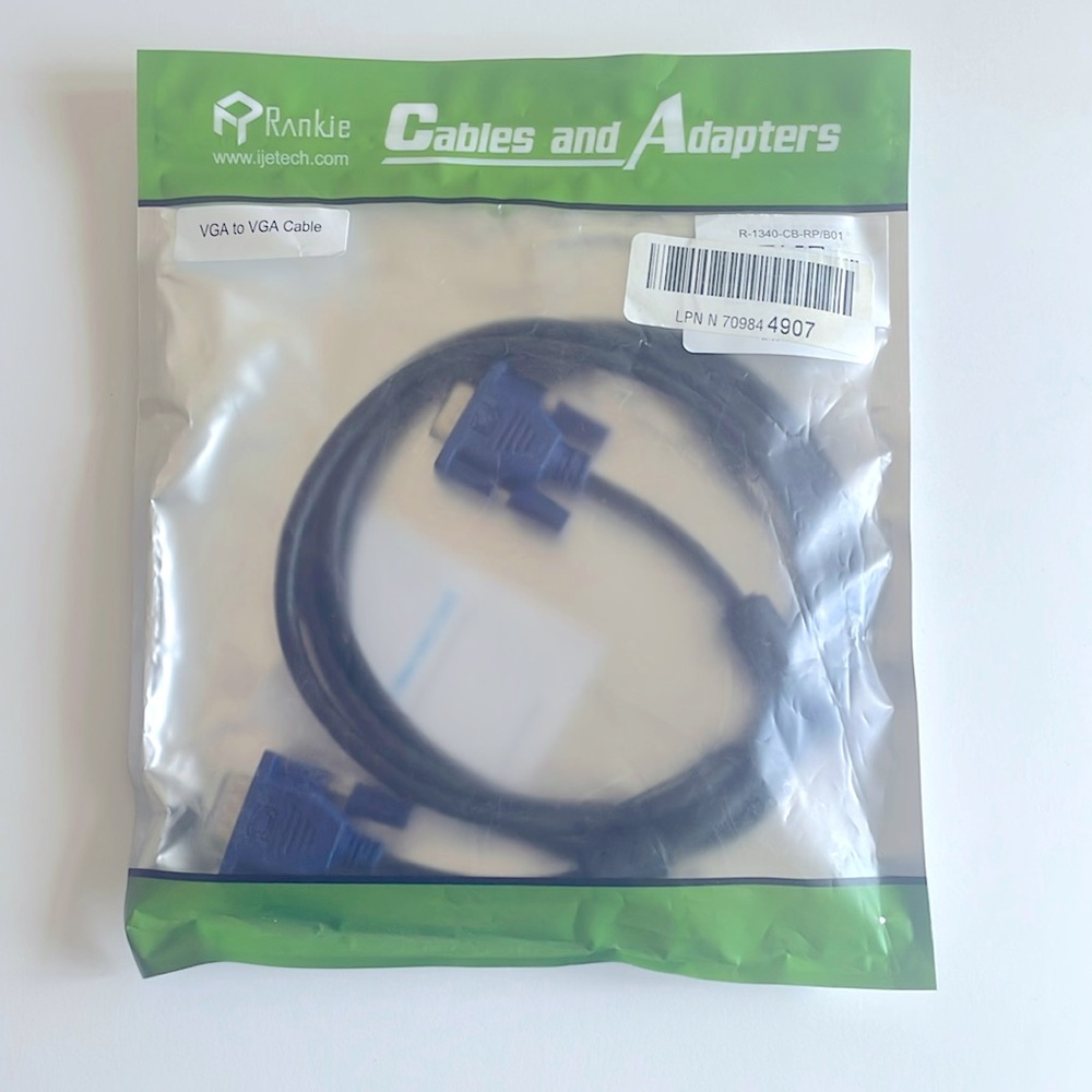 Rankie VGA to VGA 6FT Cable